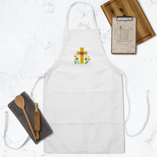 Love in the Cross Embroidered Apron ShellMiddy Aprons