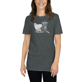King Lion and Lamb T-Shirt ShellMiddy King Lion and Lamb T-Shirt Shirts & Tops unisex-basic-softstyle-t-shirt-dark-heather-front-6462f5af16fd0 unisex-basic-softstyle-t-shirt-dark-heather-front-6462f5af16fd0-5