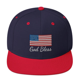 USA Flag Patriotic Snapback Hat ShellMiddy USA Flag Patriotic Snapback Hat Hat classic-snapback-navy-red-front-6493b9d20dbf4 classic-snapback-navy-red-front-6493b9d20dbf4-2