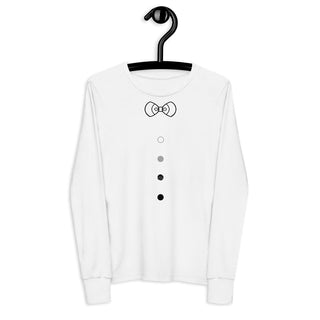Youth Bow Tie Long Sleeve T-Shirt ShellMiddy Youth Bow Tie Long Sleeve T-Shirt Shirts & Tops youth-long-sleeve-tee-white-front-6344adff350aa youth-long-sleeve-tee-white-front-6344adff350aa-1