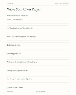 Why GOD Loves You — KJV Bible Study & Printable Booklet