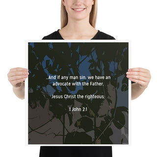 1 John 2:1 Bible Verse Poster ShellMiddy enhanced-matte-paper-poster-_in_-18x18-person-654af757372dd