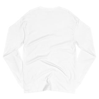 Blessed is the Man - Men's Champion Long Sleeve Shirt ShellMiddy mens-champion-long-sleeve-shirt-white-back-654b0ec53e307