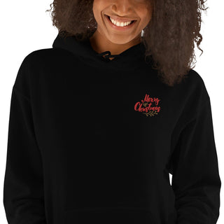 Merry Christmas Embroidered Unisex Hoodie ShellMiddy unisex-heavy-blend-hoodie-black-zoomed-in-655865fbb81e4
