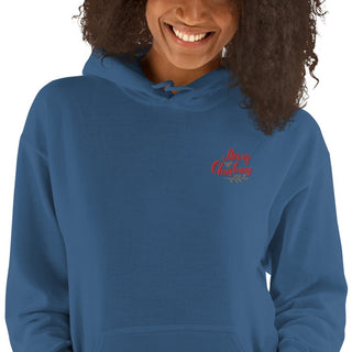 Merry Christmas Embroidered Unisex Hoodie ShellMiddy unisex-heavy-blend-hoodie-indigo-blue-zoomed-in-655865fbb9c47