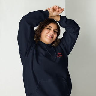 Merry Christmas Embroidered Unisex Hoodie ShellMiddy unisex-heavy-blend-hoodie-navy-front-655865fba5471
