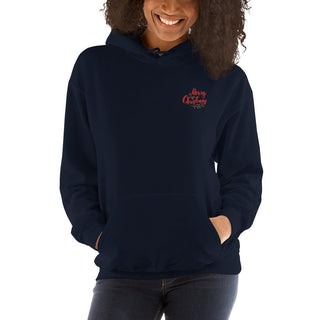 Merry Christmas Embroidered Unisex Hoodie ShellMiddy unisex-heavy-blend-hoodie-navy-front-655865fbb85a3