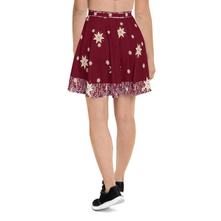 Christmas Starry Skater Skirt