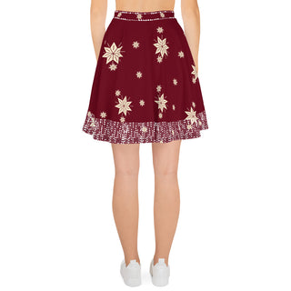 Christmas Starry Skater Skirt