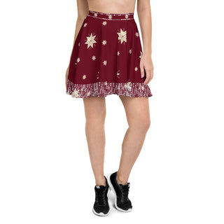 Christmas Starry Skater Skirt