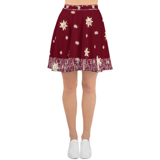 Christmas Starry Skater Skirt