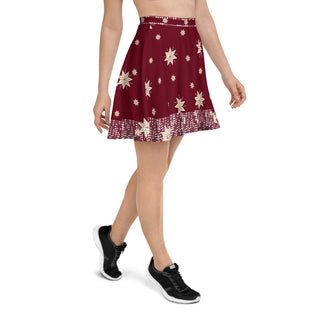 Christmas Starry Skater Skirt