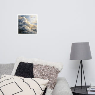 Psalm 34:4 Scripture Poster