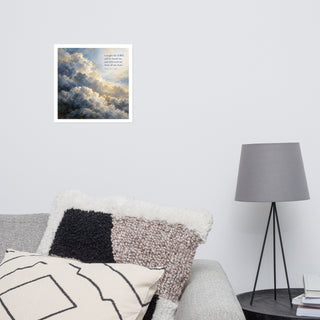 Psalm 34:4 Scripture Poster