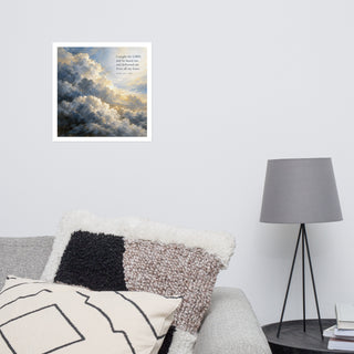 Psalm 34:4 Scripture Poster