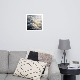 Psalm 34:4 Scripture Poster