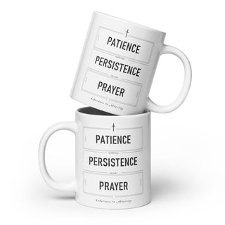 Patience Persistence Prayer Mug