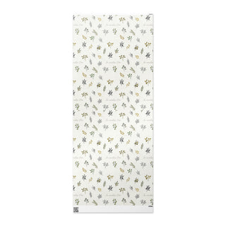 In Excelsis Deo Botanical Wrapping Paper – Neutral Christmas Gift Wrap Accessories, botanical wrap, christian gift wrap, christmas wrapping paper, elegant wrapping paper, greenery pattern, holiday gift wrap, in excelsis deo, neutral christmas decor, winter floral paper ShellMiddy Wrapping Paper Product mockup
