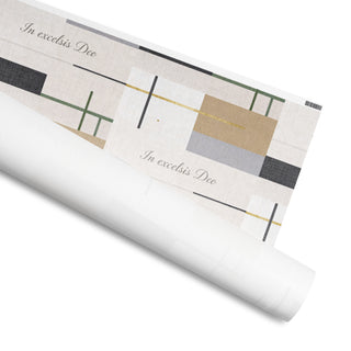In Excelsis Deo Geometric Wrapping Paper – Modern Christian Gift Wrap accessories ShellMiddy Wrapping Paper 
