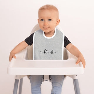 Blessed Embroidered Baby Bib ShellMiddy Blessed Embroidered Baby Bib Bibs Blessed Embroidered Baby Bib for Feeding Time embroidered-baby-bib-heather-gray-white-front-630d07d952e87 embroidered-baby-bib-heather-gray-white-front-630d07d952e87-7