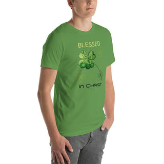 Blessed In Christ Clover T-shirt ShellMiddy Blessed In Christ Clover T-shirt Shirts & Tops unisex-staple-t-shirt-leaf-right-front-63edc907bc779 unisex-staple-t-shirt-leaf-right-front-63edc907bc779-6