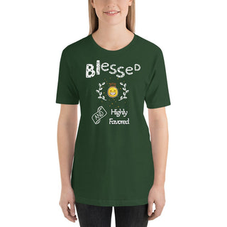 Blessed and Favored T-Shirt ShellMiddy Blessed and Favored T-Shirt Shirts & Tops unisex-staple-t-shirt-forest-front-61fad39097d21 unisex-staple-t-shirt-forest-front-61fad39097d21-2