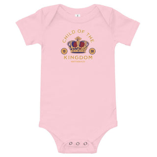 Child of the Kingdom Baby One Piece ShellMiddy Child of the Kingdom Baby One Piece One-Piece baby-short-sleeve-one-piece-pink-front-635f402b53f92 baby-short-sleeve-one-piece-pink-front-635f402b53f92-4
