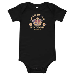 Child of the Kingdom Baby One Piece ShellMiddy Child of the Kingdom Baby One Piece One-Piece baby-short-sleeve-one-piece-black-front-635f402b54233 baby-short-sleeve-one-piece-black-front-635f402b54233-3