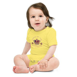 Child of the Kingdom Baby One Piece ShellMiddy Child of the Kingdom Baby One Piece One-Piece baby-short-sleeve-one-piece-yellow-front-635f402b54917 baby-short-sleeve-one-piece-yellow-front-635f402b54917-4
