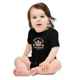 Child of the Kingdom Baby One Piece ShellMiddy Child of the Kingdom Baby One Piece One-Piece baby-short-sleeve-one-piece-black-front-635f402b4fc9f baby-short-sleeve-one-piece-black-front-635f402b4fc9f-6