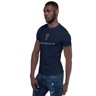 Christ Died For Us T-Shirt ShellMiddy Christ Died For Us T-Shirt Shirts & Tops Christ Died For Us T-Shirt Navy Side View Shirt unisex-basic-softstyle-t-shirt-navy-left-front-6245dc0048aed unisex-basic-softstyle-t-shirt-navy-left-front-6245dc0048aed-6