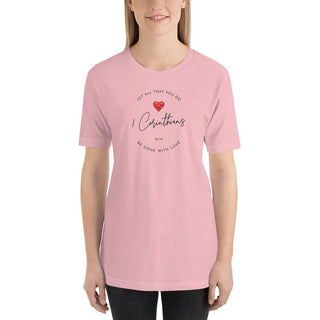 Corinthians Jewel Heart T-shirt ShellMiddy Corinthians Jewel Heart T-shirt Shirts & Tops unisex-staple-t-shirt-pink-front-63e1fd53c295c unisex-staple-t-shirt-pink-front-63e1fd53c295c-0