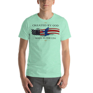 Created by GOD T-Shirt ShellMiddy Created by GOD T-Shirt Shirts & Tops Created by GOD T-Shirt Green unisex-staple-t-shirt-heather-mint-front-62b8db7cc8301 unisex-staple-t-shirt-heather-mint-front-62b8db7cc8301-4