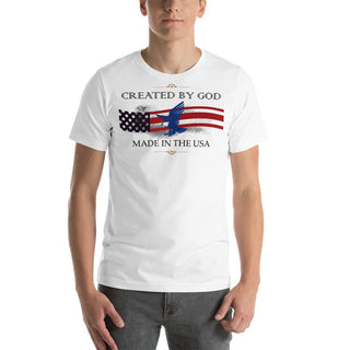 Created by GOD T-Shirt ShellMiddy Created by GOD T-Shirt Shirts & Tops Created by GOD T-Shirt Men unisex-staple-t-shirt-white-front-62b8db7c82fcf unisex-staple-t-shirt-white-front-62b8db7c82fcf-1