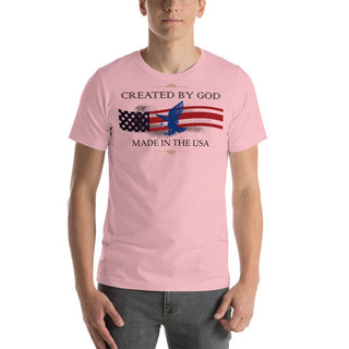 Created by GOD T-Shirt ShellMiddy Created by GOD T-Shirt Shirts & Tops Created by GOD T-Shirt Pink unisex-staple-t-shirt-pink-front-62b8db7cb6152 unisex-staple-t-shirt-pink-front-62b8db7cb6152-0