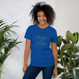 Faith & Hope T-Shirt ShellMiddy Faith & Hope T-Shirt Shirts & Tops Hope and Faith T-Shirt Blue unisex-staple-t-shirt-true-royal-front-6245c5e15b987 unisex-staple-t-shirt-true-royal-front-6245c5e15b987-9