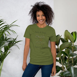 Faith & Hope T-Shirt ShellMiddy Faith & Hope T-Shirt Shirts & Tops Hope and Faith T-Shirt Olive unisex-staple-t-shirt-olive-front-6245c5e160e68 unisex-staple-t-shirt-olive-front-6245c5e160e68-6