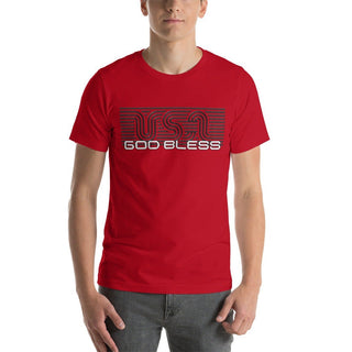 GOD Bless USA T-Shirt ShellMiddy GOD Bless USA T-Shirt Shirts & Tops GOD Bless USA T-Shirt Red unisex-staple-t-shirt-red-front-62b8ea1b7e09b unisex-staple-t-shirt-red-front-62b8ea1b7e09b-7