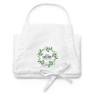 Green Wreath Embroidered Apron ShellMiddy Green Wreath Embroidered Apron Aprons Christmas Green Wreath Embroidered Apron White embroidered-apron-white-front-632a2c1de6441 embroidered-apron-white-front-632a2c1de6441-0