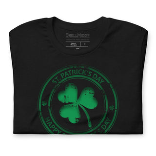 Happy St. Patrick's Day Clover Unisex t-shirt ShellMiddy Happy St. Patrick's Day Clover Unisex t-shirt Shirts & Tops unisex-staple-t-shirt-black-front-63edcc89768f3 unisex-staple-t-shirt-black-front-63edcc89768f3-7