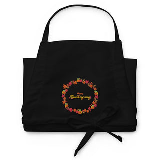 Happy Thanksgiving Embroidered Apron ShellMiddy Happy Thanksgiving Embroidered Apron Aprons embroidered-apron-black-front-6355f791df984 embroidered-apron-black-front-6355f791df984-4