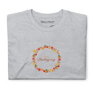 Happy Thanksgiving T-Shirt ShellMiddy Happy Thanksgiving T-Shirt Shirts & Tops unisex-basic-softstyle-t-shirt-sport-grey-front-6371bf2b2a1c6 unisex-basic-softstyle-t-shirt-sport-grey-front-6371bf2b2a1c6-8