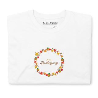 Happy Thanksgiving T-Shirt ShellMiddy Happy Thanksgiving T-Shirt Shirts & Tops unisex-basic-softstyle-t-shirt-white-front-6371bf2b24563 unisex-basic-softstyle-t-shirt-white-front-6371bf2b24563-8