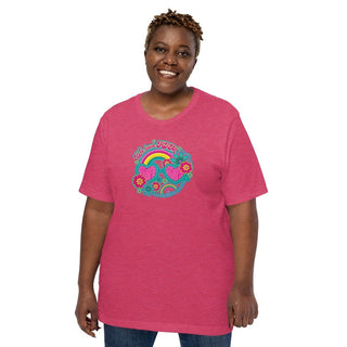 He First Loved Us T-shirt ShellMiddy He First Loved Us T-shirt Shirts & Tops unisex-staple-t-shirt-heather-raspberry-front-63e1fc2040953 unisex-staple-t-shirt-heather-raspberry-front-63e1fc2040953-4