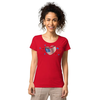 I Love USA Organic T-Shirt ShellMiddy I Love USA Organic T-Shirt Shirts & Tops I Love USA Organic T-Shirt Red womens-basic-organic-t-shirt-red-front-62d25153c65d6 womens-basic-organic-t-shirt-red-front-62d25153c65d6-3