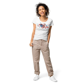I Love USA Organic T-Shirt ShellMiddy I Love USA Organic T-Shirt Shirts & Tops I Love USA Organic T-Shirt Hearts womens-basic-organic-t-shirt-white-front-3-62d25153d9c18 womens-basic-organic-t-shirt-white-front-3-62d25153d9c18-6