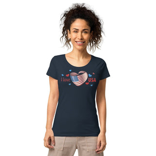 I Love USA Organic T-Shirt ShellMiddy I Love USA Organic T-Shirt Shirts & Tops I Love USA Organic T-Shirt Navy womens-basic-organic-t-shirt-french-navy-front-62d25153c22ec womens-basic-organic-t-shirt-french-navy-front-62d25153c22ec-9