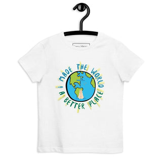 I Made the World a Better Place' Kids' T-Shirt ShellMiddy I Made the World a Better Place' Kids' T-Shirt Shirts & Tops organic-cotton-kids-t-shirt-white-front-6514c3f9369d2 organic-cotton-kids-t-shirt-white-front-6514c3f9369d2-5