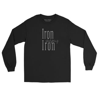Iron Sharpens Iron Shirt ShellMiddy Iron Sharpens Iron Shirt Shirts & Tops mens-long-sleeve-shirt-black-front-64080dd8f3c57 mens-long-sleeve-shirt-black-front-64080dd8f3c57-2