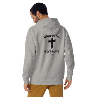 Jesus Is The Answer Unisex Hoodie ShellMiddy Jesus Is The Answer Unisex Hoodie Coats & Jackets unisex-premium-hoodie-carbon-grey-back-65051250d2199 unisex-premium-hoodie-carbon-grey-back-65051250d2199-6